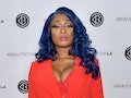 LOS ANGELES, CALIFORNIA - AUGUST 11: Megan Thee Stallion attends Beautycon Los Angeles 2019 Pink Car...