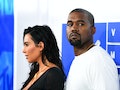 NEW YORK, NY - AUGUST 28:  Kim Kardashian West and Kanye West attend the 2016 MTV Video Music Awards...