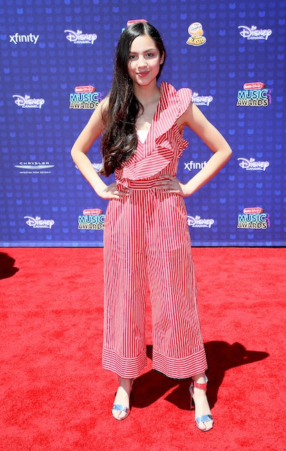 Olivia Rodrigo wore a red jumpsuit to the 2017 Radio Disney Music Awards.