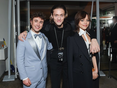 Reece Feldman, Percy Hynes White, and Jenna Ortega appeared at the 80th Golden Globes After Party.