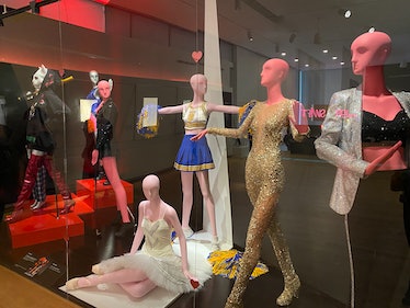 Costumes from her music videos are part of the Taylor Swift exhibit in New York. 