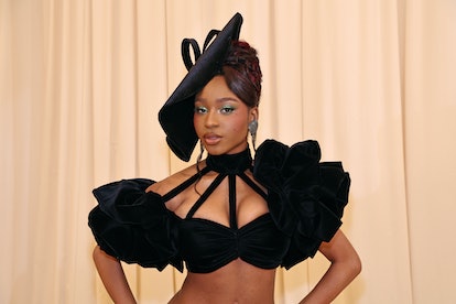 Normani arrives at The 2022 Met Gala Celebrating "In America: An Anthology of Fashion" at The Metrop...