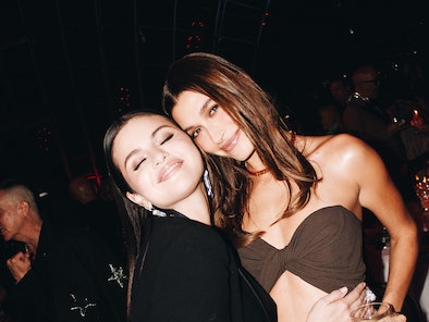 Selena Gomez and Hailey Bieber posed for cute photos together at the Academy Museum of Motion Pictur...
