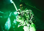 INDIO, CALIFORNIA - APRIL 21: The Weeknd performs with Metro Boomin at the Sahara tent during the 20...