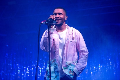 MANCHESTER, TN - JUNE 14:  Frank Ocean performs during the 2014 Bonnaroo Music & Arts Festival on Ju...