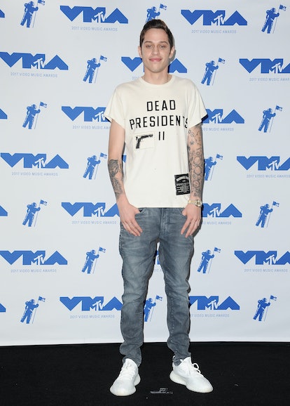 Pete Davidson Style Evolution: Pete Davidson wore a Dead Presidents shirt to the 2017 MTV Video Musi...