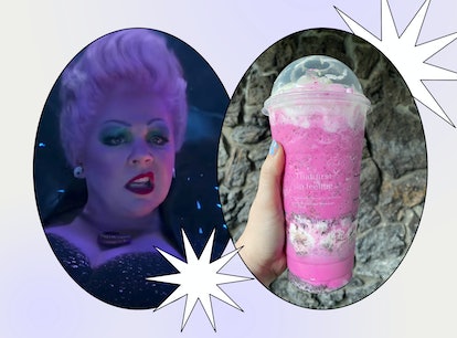 I tried the Ursula Starbucks Frappuccino inspired by 'The Little Mermaid' live action movie.