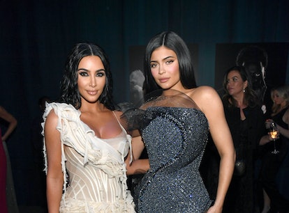 Kim Kardashian and Kylie Jenner reacted to Kourtney's engagement ring in the best way.